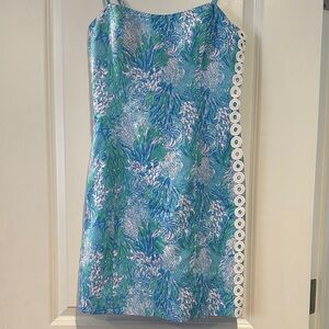 Lilly Pulitzer Blue and Green Mini Dress
